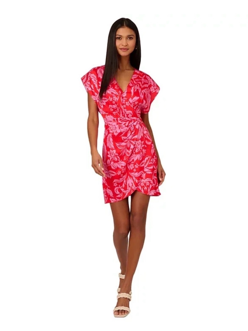 Pink Mini Dress Satin NWT